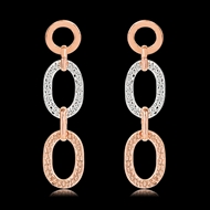 Picture of New Season Gold Plated Zinc Alloy Dangle Earrings with SGS/ISO Certification