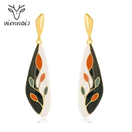 Picture of Classic Enamel Dangle Earrings from Certified Factory