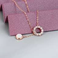 Show details for Delicate Small White Pendant Necklace Show details for Delicate Small White Pendant Necklace