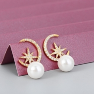 Show details for Delicate Gold Plated Big Stud Earrings with Beautiful Craftmanship Show details for Delicate Gold Plated Big Stud Earrings with Beautiful Craftmanship