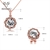 Picture of 16 Inch Platinum Plated Necklace and Earring Set in Flattering Style