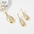 Picture of Zinc Alloy Gold Plated Necklace and Earring Set in Flattering Style