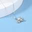 Show details for Famous Small Platinum Plated Pendant Necklace