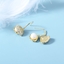 Show details for Shop Gold Plated Swarovski Element Pearl Stud Earrings Best Price