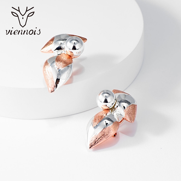 Picture of New Medium Rose Gold Plated Stud Earrings