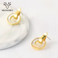 Picture of Zinc Alloy Gold Plated Stud Earrings with Full Guarantee