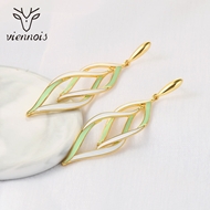 Picture of Recommended Green Big Dangle Earrings from Top Designer