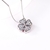 Picture of Clover Swarovski Element Pendant Necklace with Beautiful Craftmanship