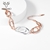 Picture of Zinc Alloy Gold Plated Fashion Bracelet in Flattering Style