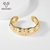 Picture of Designer Gold Plated Zinc Alloy Fashion Bangle with Easy Return