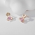 Picture of Delicate Cubic Zirconia Stud Earrings with Fast Shipping