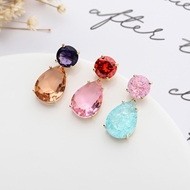 Picture of Fast Selling Pink Luxury Dangle Earrings from Editor Picks