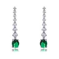 Picture of Luxury Green Dangle Earrings Online Only