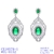 Picture of Luxury Platinum Plated Dangle Earrings with 3~7 Day Delivery