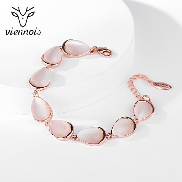 Picture of Inexpensive Rose Gold Plated Zinc Alloy Fashion Bracelet from Reliable Manufacturer