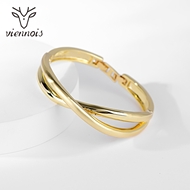 Picture of Women Zinc Alloy Gold Plated Fashion Bangle Online