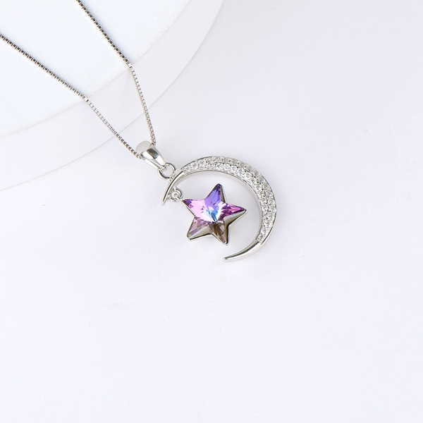 Picture of Zinc Alloy Swarovski Element Long Pendant in Exclusive Design