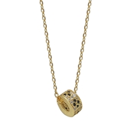 Picture of Top Cubic Zirconia Gold Plated Pendant Necklace