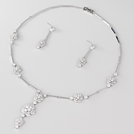 Show details for Luxury Platinum Plated 2 Piece Jewelry Set with 3~7 Day Delivery Show details for Luxury Platinum Plated 2 Piece Jewelry Set with 3~7 Day Delivery