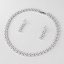 Show details for Purchase Platinum Plated White 2 Piece Jewelry Set Exclusive Online