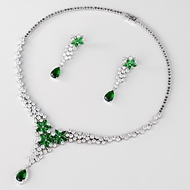 Show details for Fancy Big Luxury 2 Piece Jewelry Set Show details for Fancy Big Luxury 2 Piece Jewelry Set