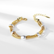 Picture of Beautiful Medium Gold Plated Fashion Bracelet