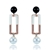 Picture of Simple And Elegant Rose Gold Plated Venetian Pearl Drop & Dangle