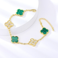 Show details for Delicate Green Fashion Bracelet with Fast Delivery