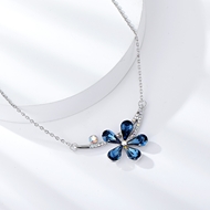 Show details for Trendy Platinum Plated Swarovski Element Pendant Necklace with No-Risk Refund Show details for Trendy Platinum Plated Swarovski Element Pendant Necklace with No-Risk Refund
