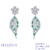 Picture of Copper or Brass Cubic Zirconia Dangle Earrings from Editor Picks