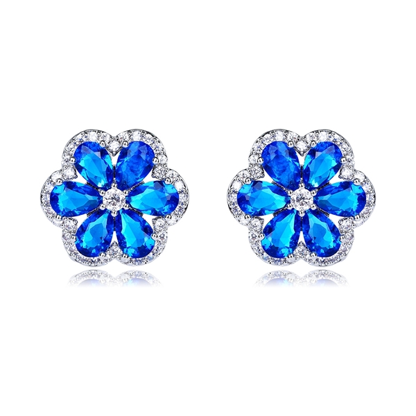 Picture of Stylish Medium Platinum Plated Stud Earrings