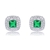 Picture of Brand New Green Medium Stud Earrings with SGS/ISO Certification