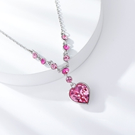 Show details for Popular Swarovski Element Platinum Plated Pendant Necklace Show details for Popular Swarovski Element Platinum Plated Pendant Necklace
