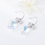 Show details for Love & Heart Swarovski Element Dangle Earrings at Unbeatable Price