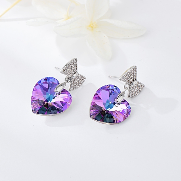 Picture of Great Swarovski Element Zinc Alloy Stud Earrings