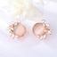 Show details for Zinc Alloy Opal Stud Earrings with Member Discount