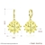 Picture of Staple Medium Gold Plated Dangle Earrings