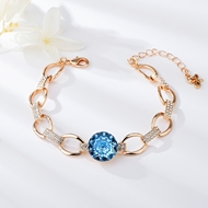 Show details for Great Swarovski Element Blue Fashion Bracelet Show details for Great Swarovski Element Blue Fashion Bracelet