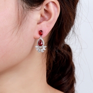 Picture of Luxury Cubic Zirconia Dangle Earrings at Unbeatable Price