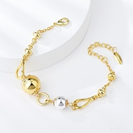 Picture of Impressive Gold Plated Dubai Fashion Bracelet with Low MOQ