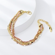 Picture of Zinc Alloy Gold Plated Fashion Bracelet with Unbeatable Quality