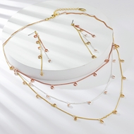 Show details for Bling Dubai Copper or Brass 2 Piece Jewelry Set