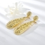Show details for Hypoallergenic Gold Plated Zinc Alloy Dangle Earrings with Easy Return