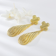 Picture of Good Big Zinc Alloy Dangle Earrings