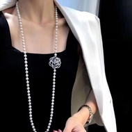 Picture of Artificial Pearl Big Long Chain Necklace From Reliable Factory