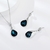 Picture of Elegant Colored Crystal Small 2 Pieces Jewelry Sets