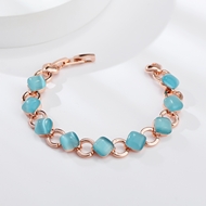 Picture of Zinc Alloy Rose Gold Plated Fashion Bracelet with Unbeatable Quality