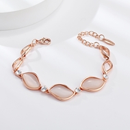 Picture of Most Popular Opal Rose Gold Plated Fashion Bracelet