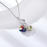 Show details for Good Quality Swarovski Element Colorful Pendant Necklace Show details for Good Quality Swarovski Element Colorful Pendant Necklace