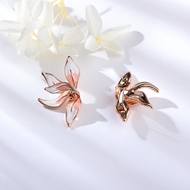 Picture of Purchase Rose Gold Plated Small Stud Earrings Exclusive Online